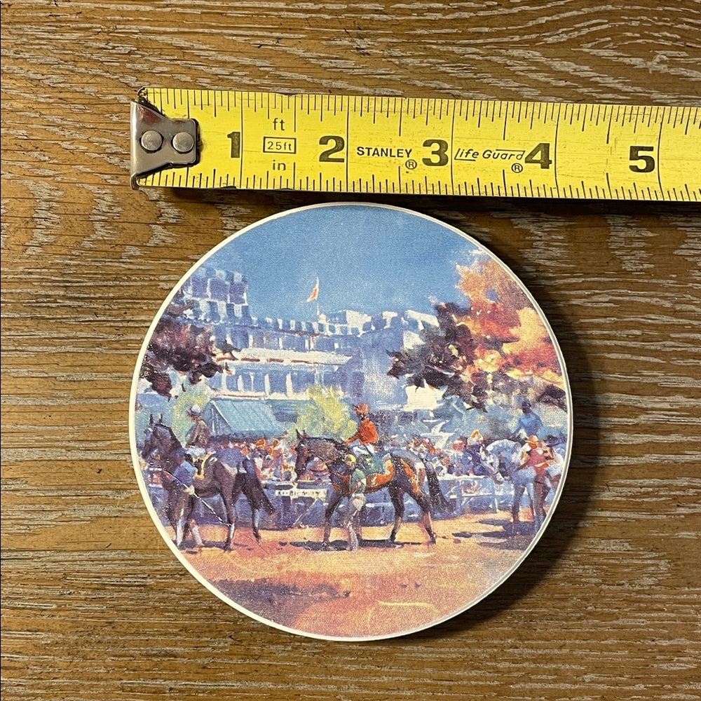 Set of 4 Monmouth Park Racetrack Drink Coasters - Picture 7 of 7